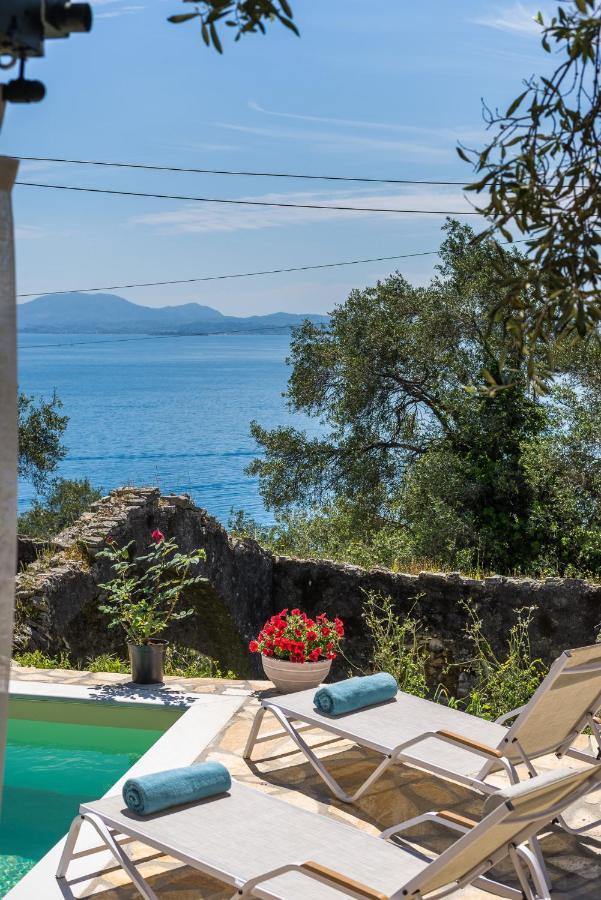 Alkinoi Seaview Villa With Private Pool By Konnect, Nisaki Nisaki  Zewnętrze zdjęcie