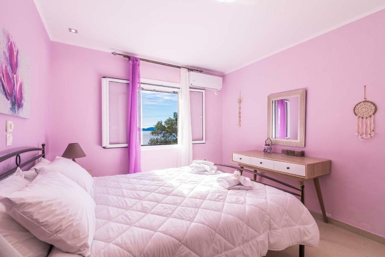 Alkinoi Seaview Villa With Private Pool By Konnect, Nisaki Nisaki  Zewnętrze zdjęcie